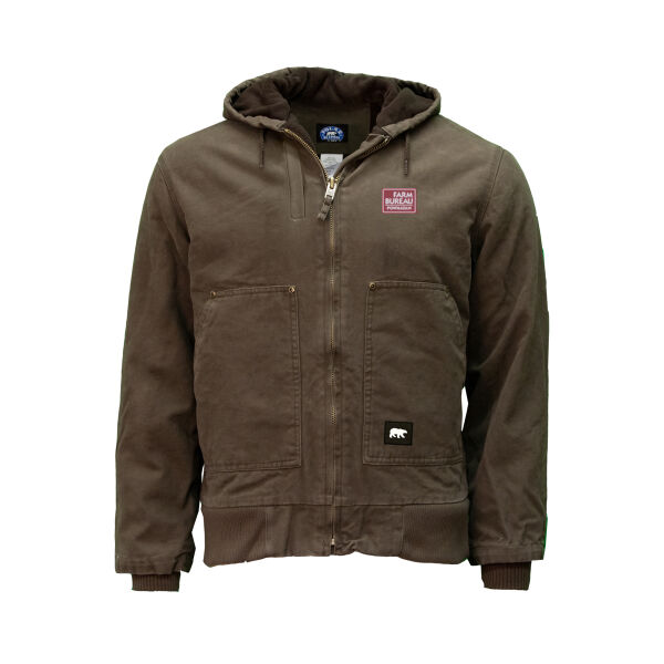 CUSTOM Premium Insulated Fleece Lined Hooded Jacket Thumbnail